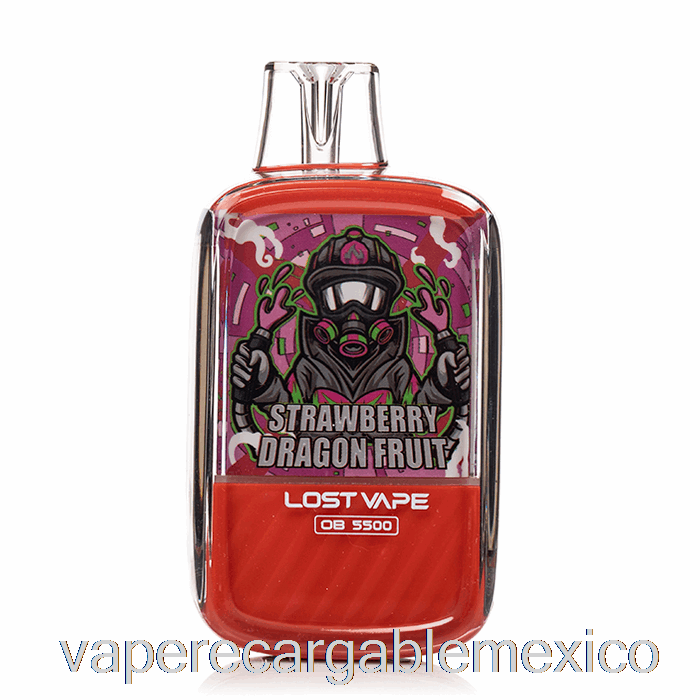 Vape Recargable Perdido Vape Ob5500 Fruta Del Dragón De Fresa Desechable